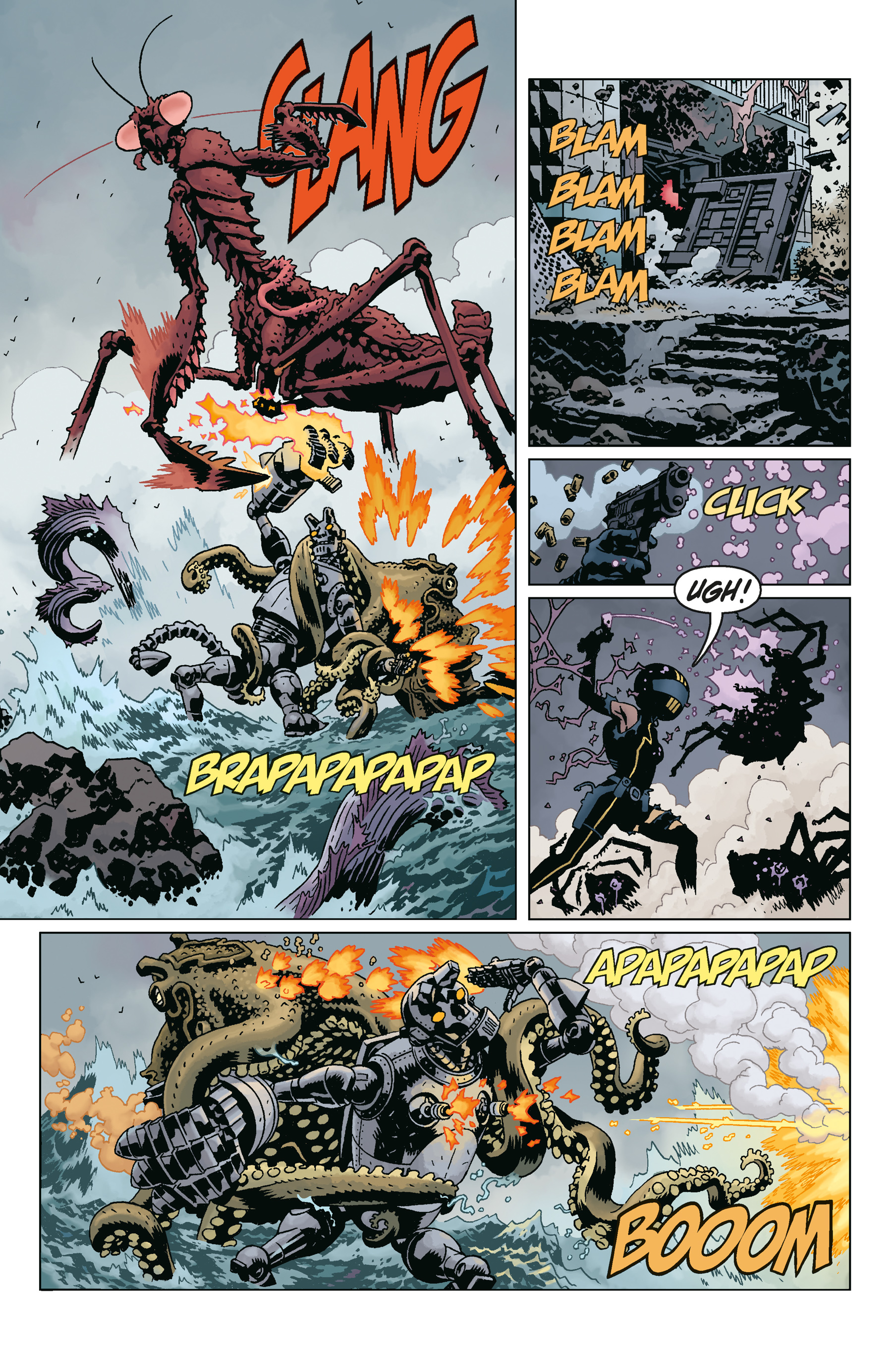 Read online Giant Robot Hellboy comic -  Issue #2 - 13