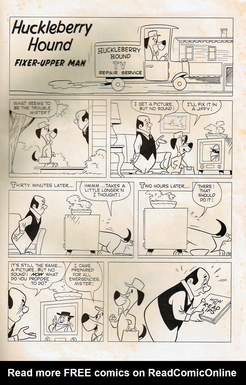Read online Huckleberry Hound (1960) comic -  Issue #30 - 35