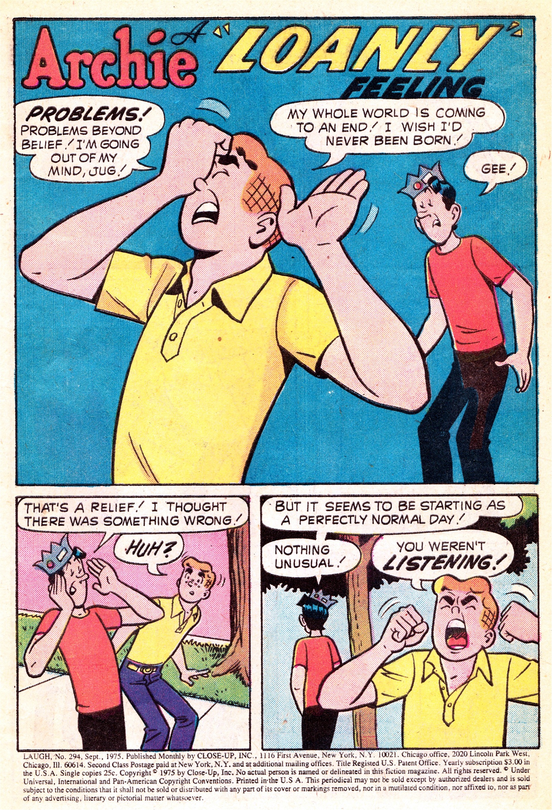 Read online Laugh (Comics) comic -  Issue #294 - 3