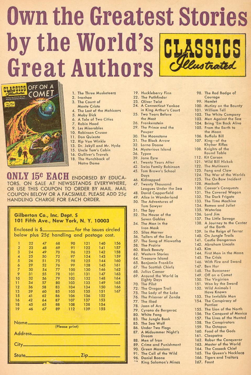Read online Classics Illustrated comic -  Issue #63 - 52