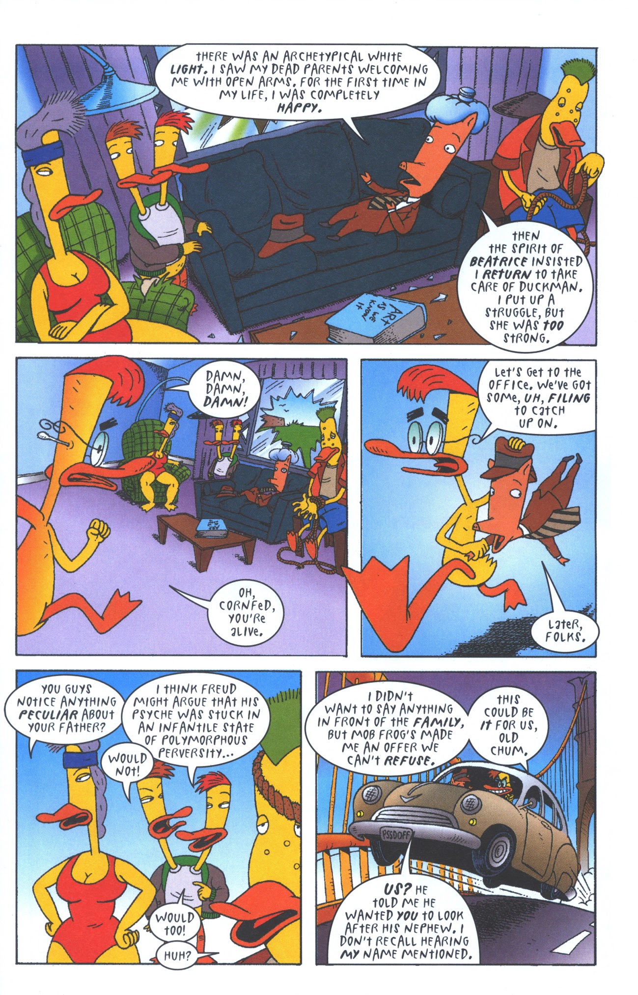 Read online Duckman : The Mob Frog Saga comic -  Issue #1 - 14
