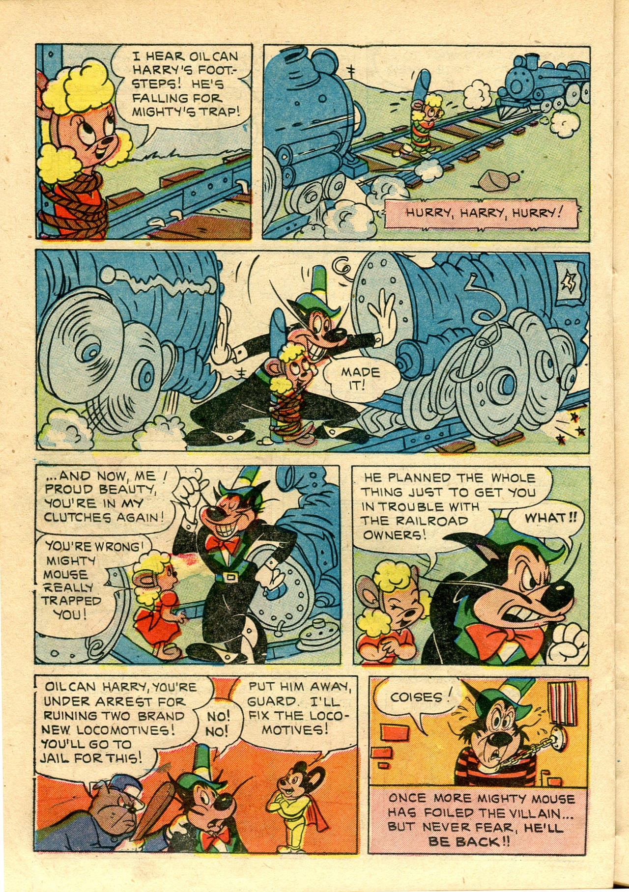 Read online Paul Terry's Mighty Mouse Comics comic -  Issue #22 - 30
