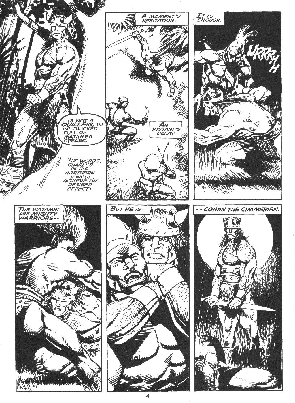 Read online The Savage Sword Of Conan comic -  Issue #219 - 6