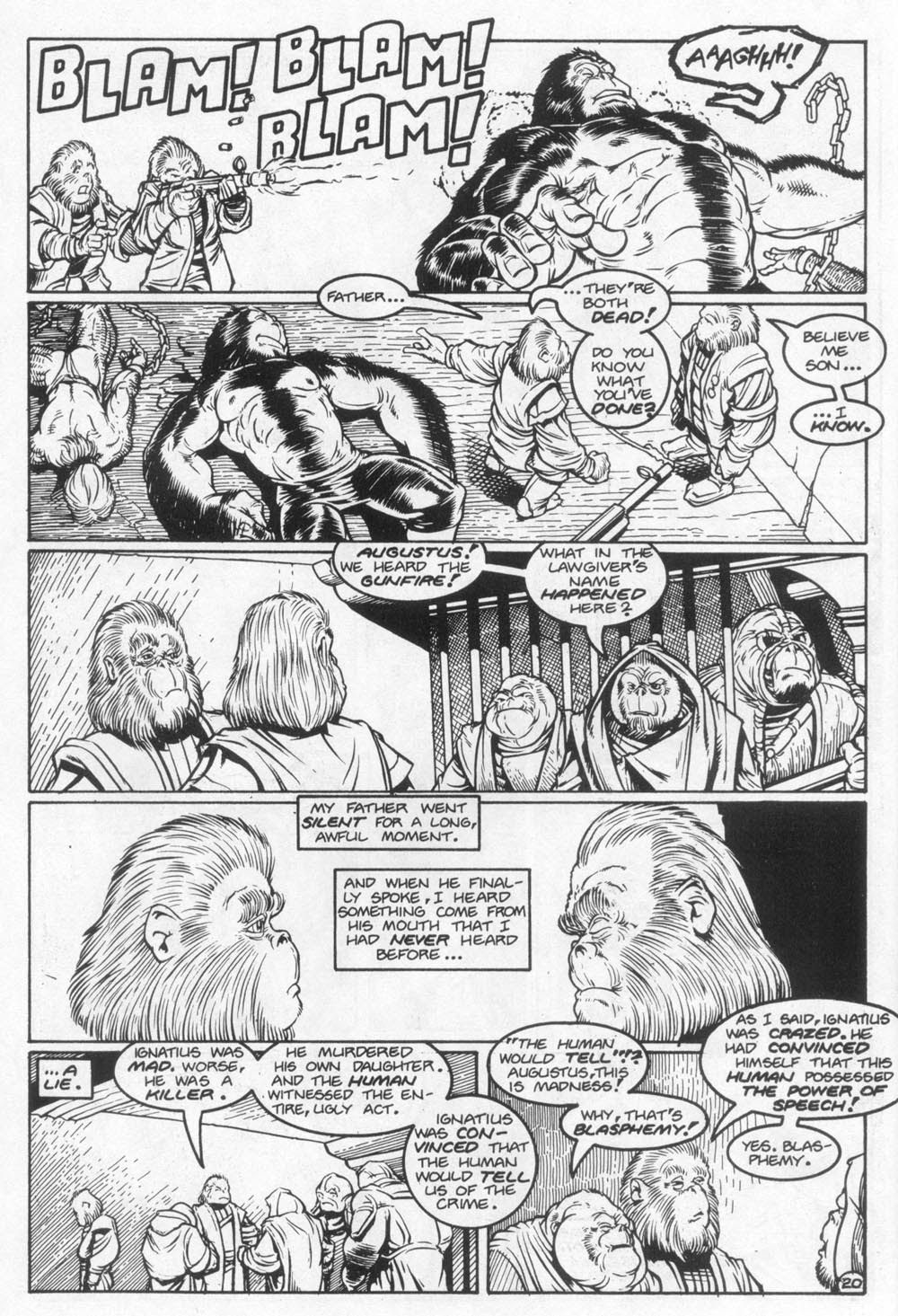 Read online Planet of the Apes: The Sins of the Father comic -  Issue # Full - 22