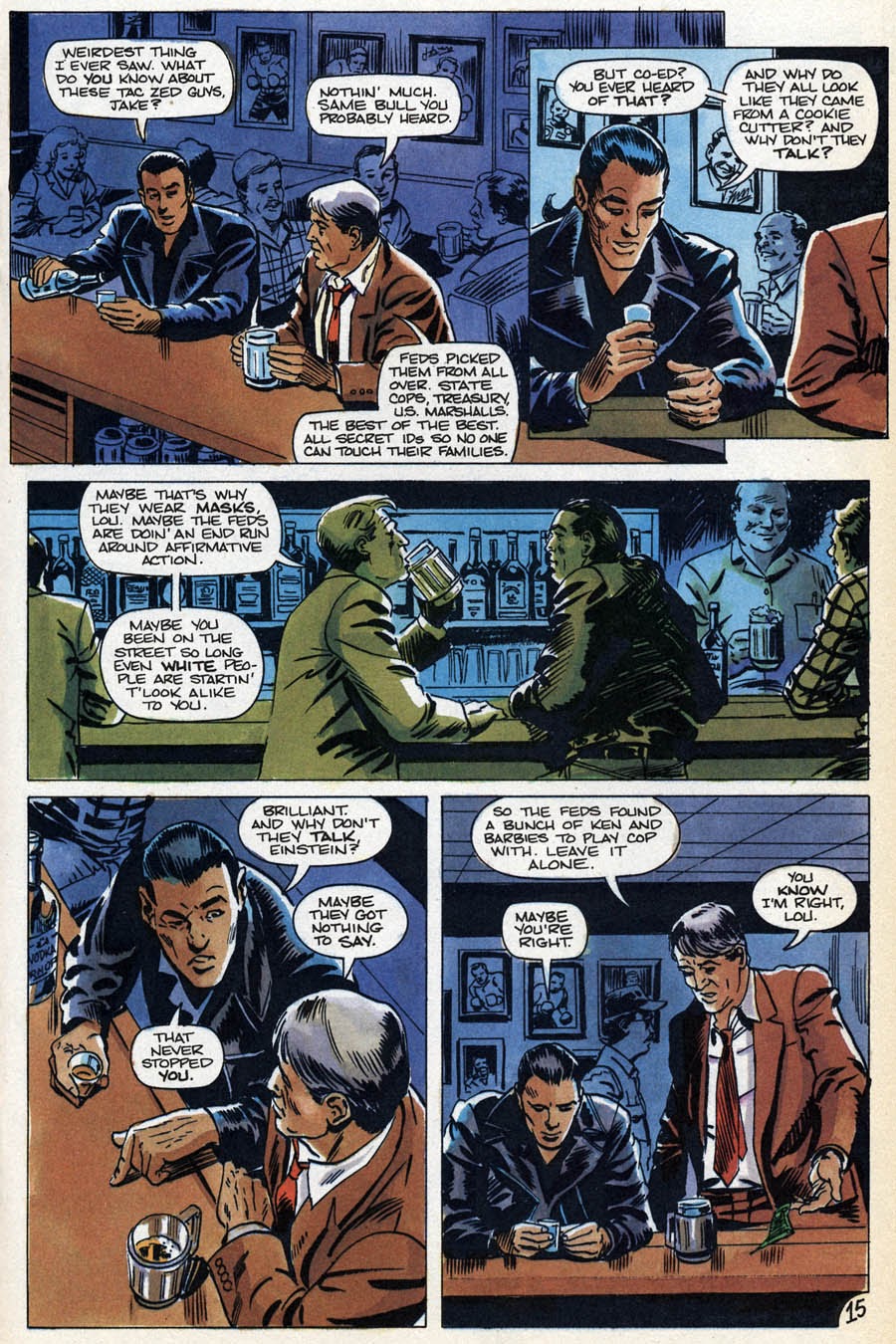 Read online Supercops comic -  Issue #1 - 16