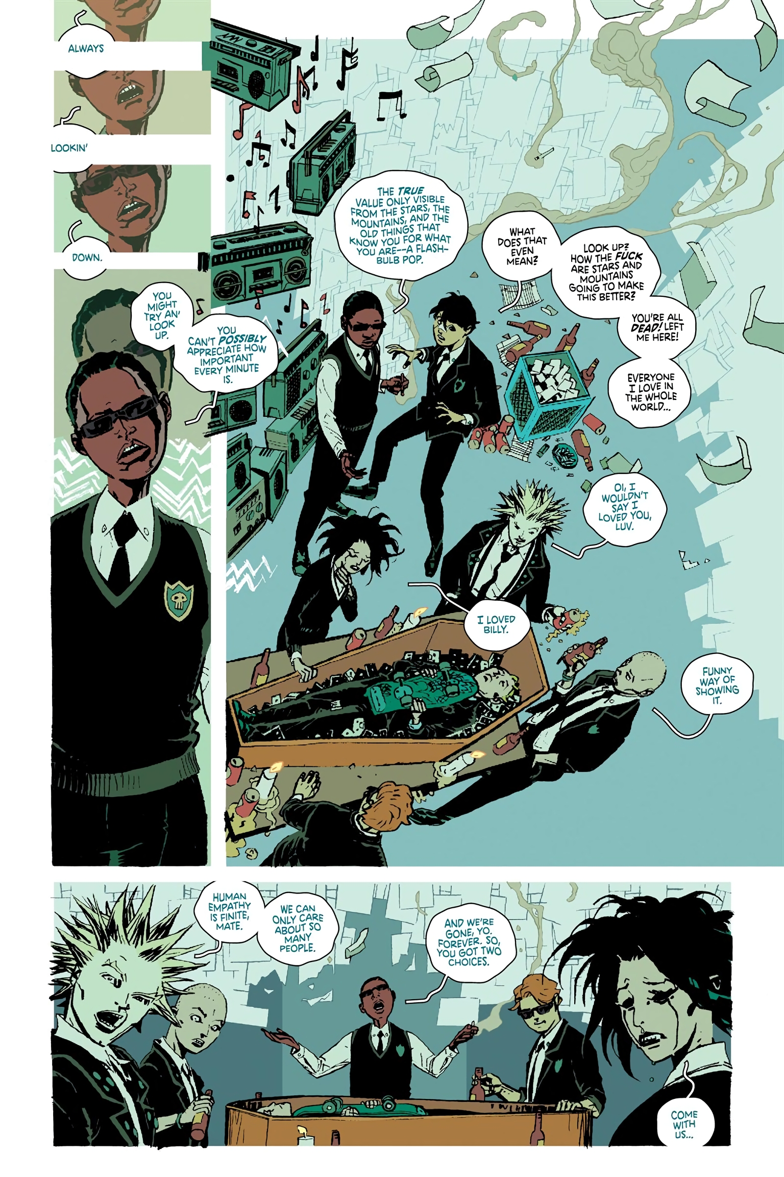 Read online Deadly Class comic -  Issue # _Deluxe Edition Teen Age Riot (Part 2) - 15