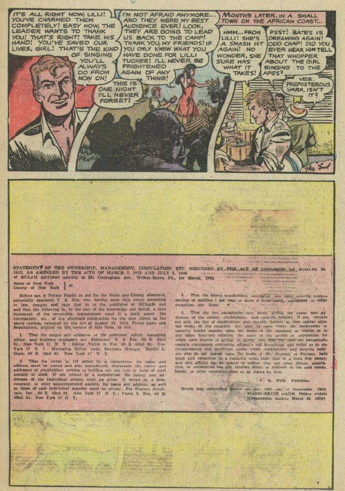 Read online Rulah - Jungle Goddess comic -  Issue #24 - 34