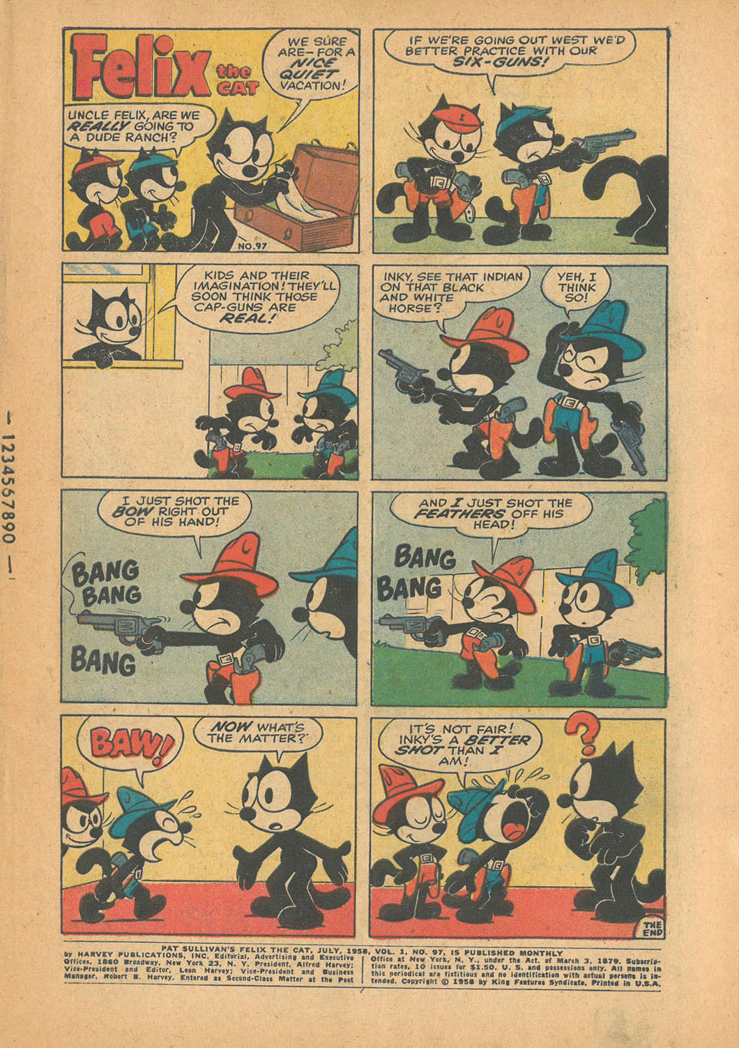 Read online Felix the Cat (1955) comic -  Issue #97 - 3