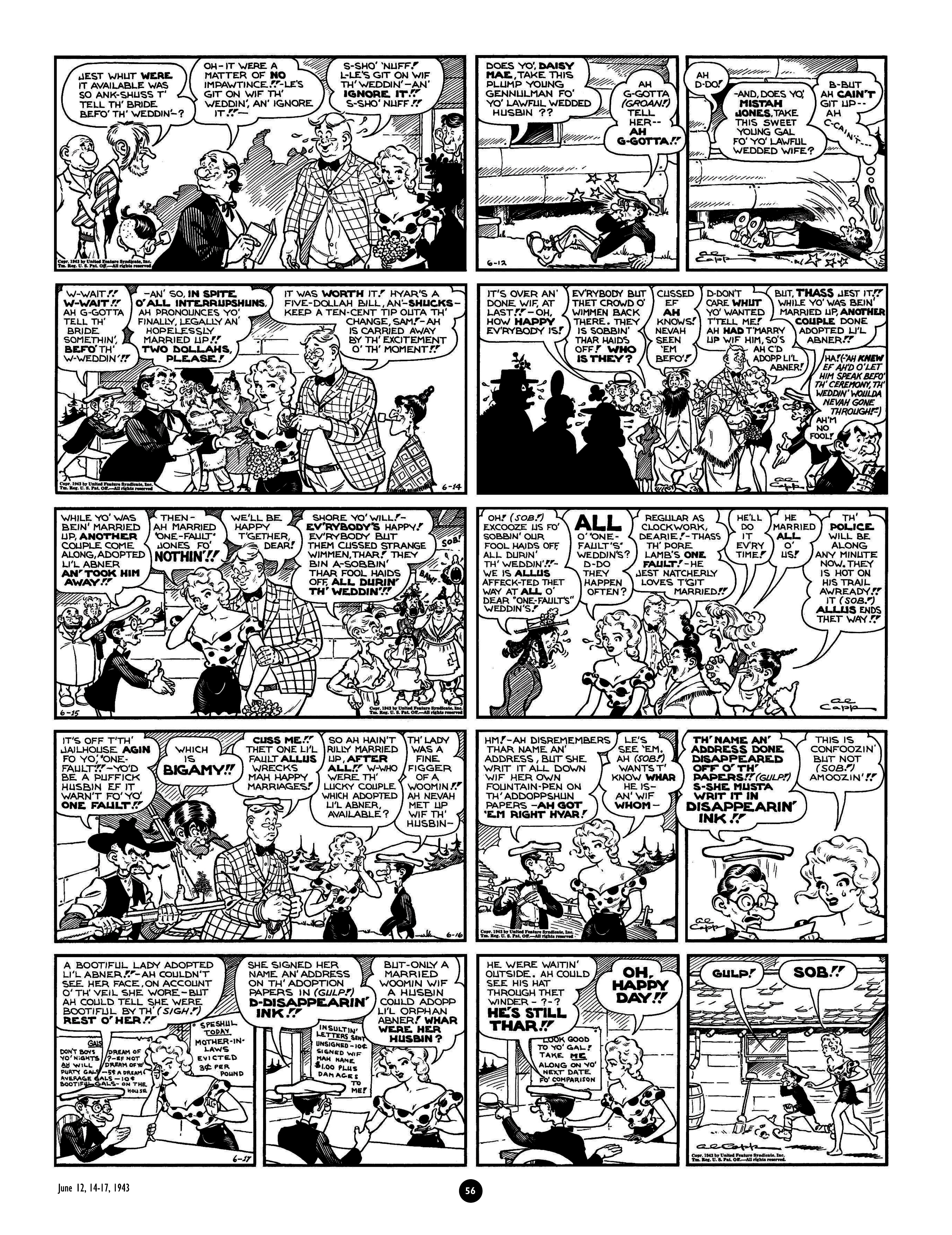 Read online Al Capp's Li'l Abner Complete Daily & Color Sunday Comics comic -  Issue # TPB 5 (Part 1) - 57