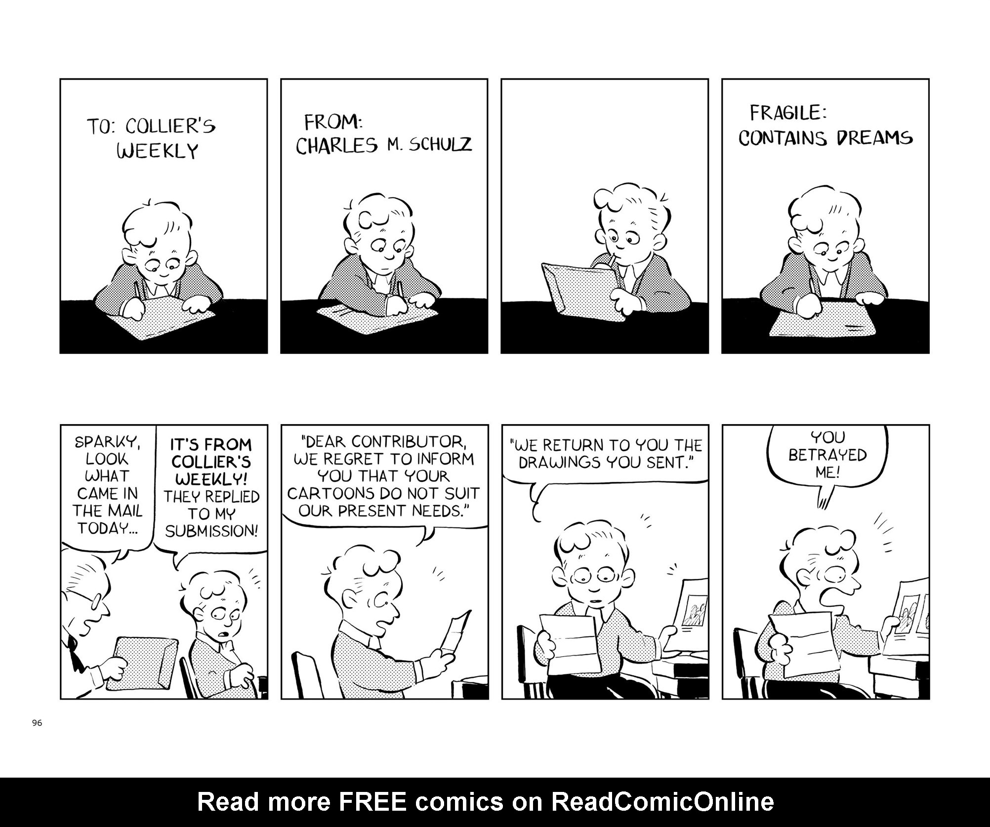 Read online Funny Things: A Comic Strip Biography of Charles M. Schulz comic -  Issue # TPB (Part 1) - 99