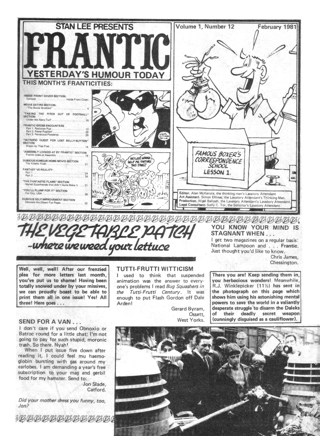 Read online Frantic comic -  Issue #12 - 2