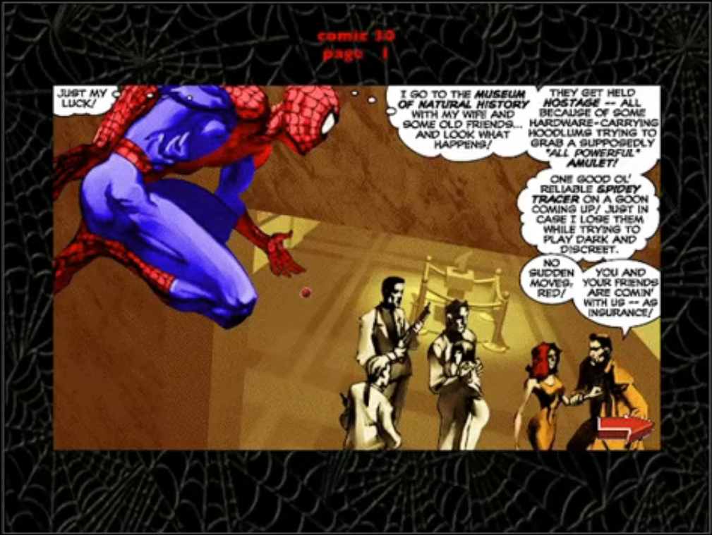 Read online Stan Lee Presents Spider-Man Cybercomic comic -  Issue #30 - 2
