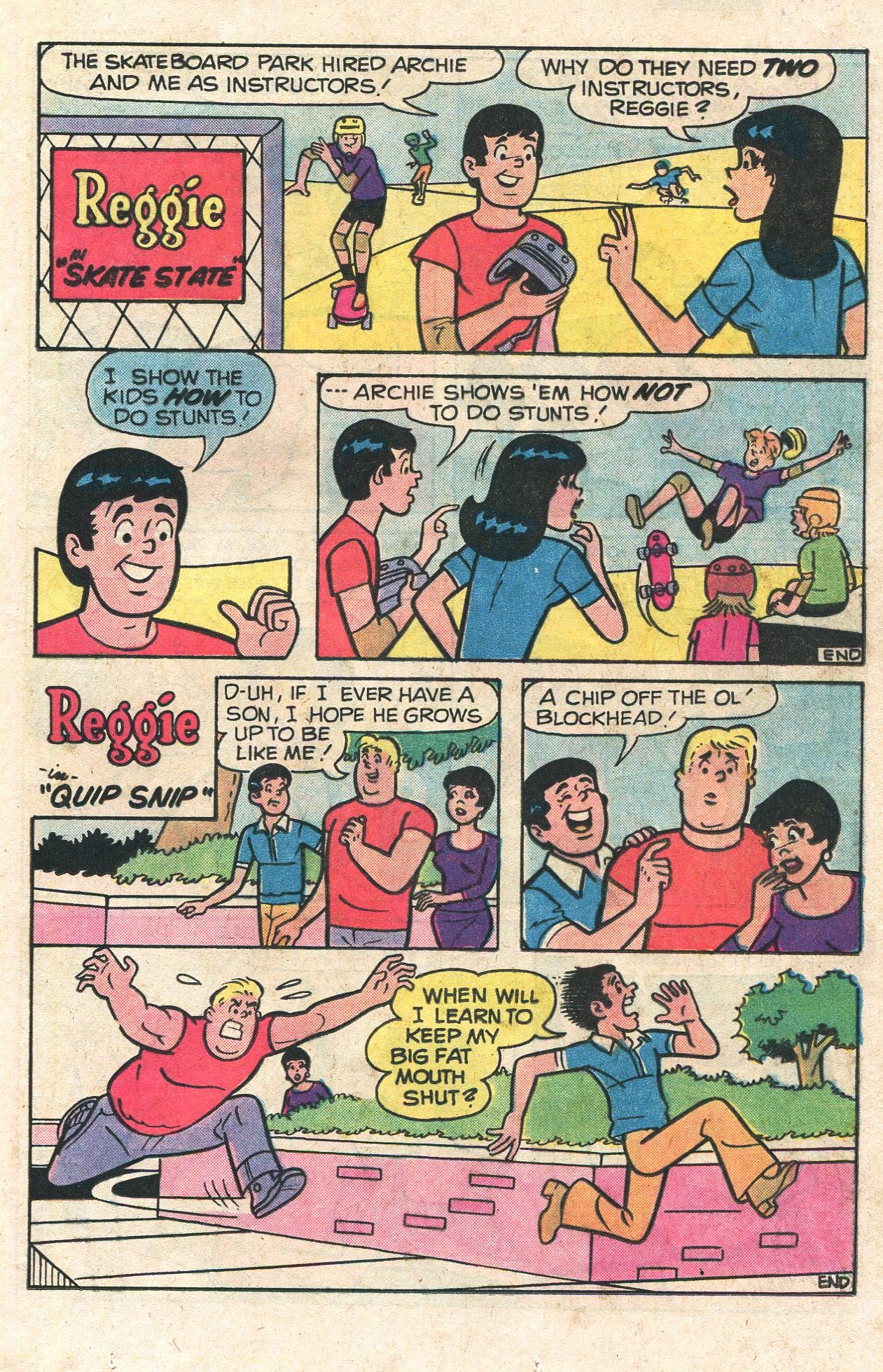 Read online Reggie's Wise Guy Jokes comic -  Issue #51 - 21