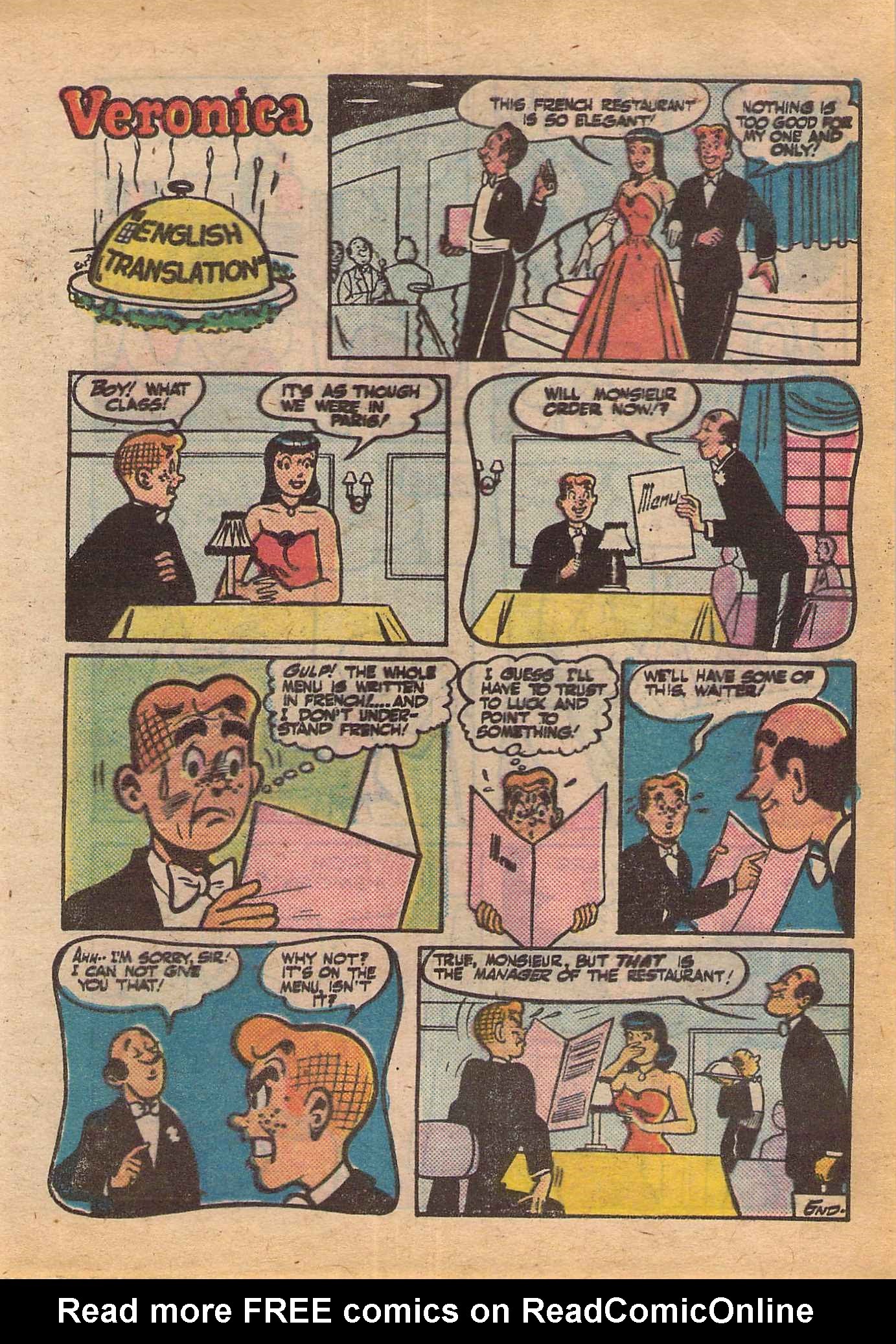 Read online Archie's Double Digest Magazine comic -  Issue #34 - 181