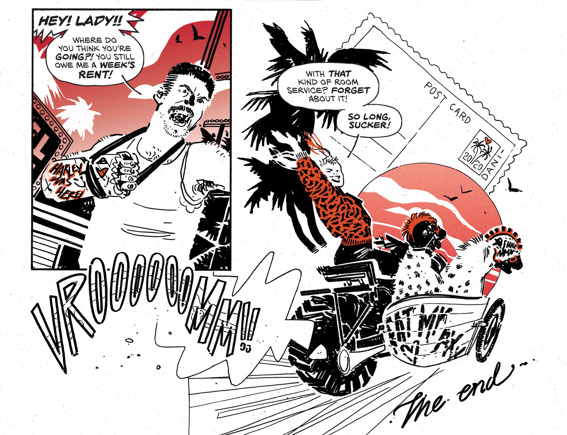 Read online Harley Quinn Black   White   Red comic -  Issue #10 - 23