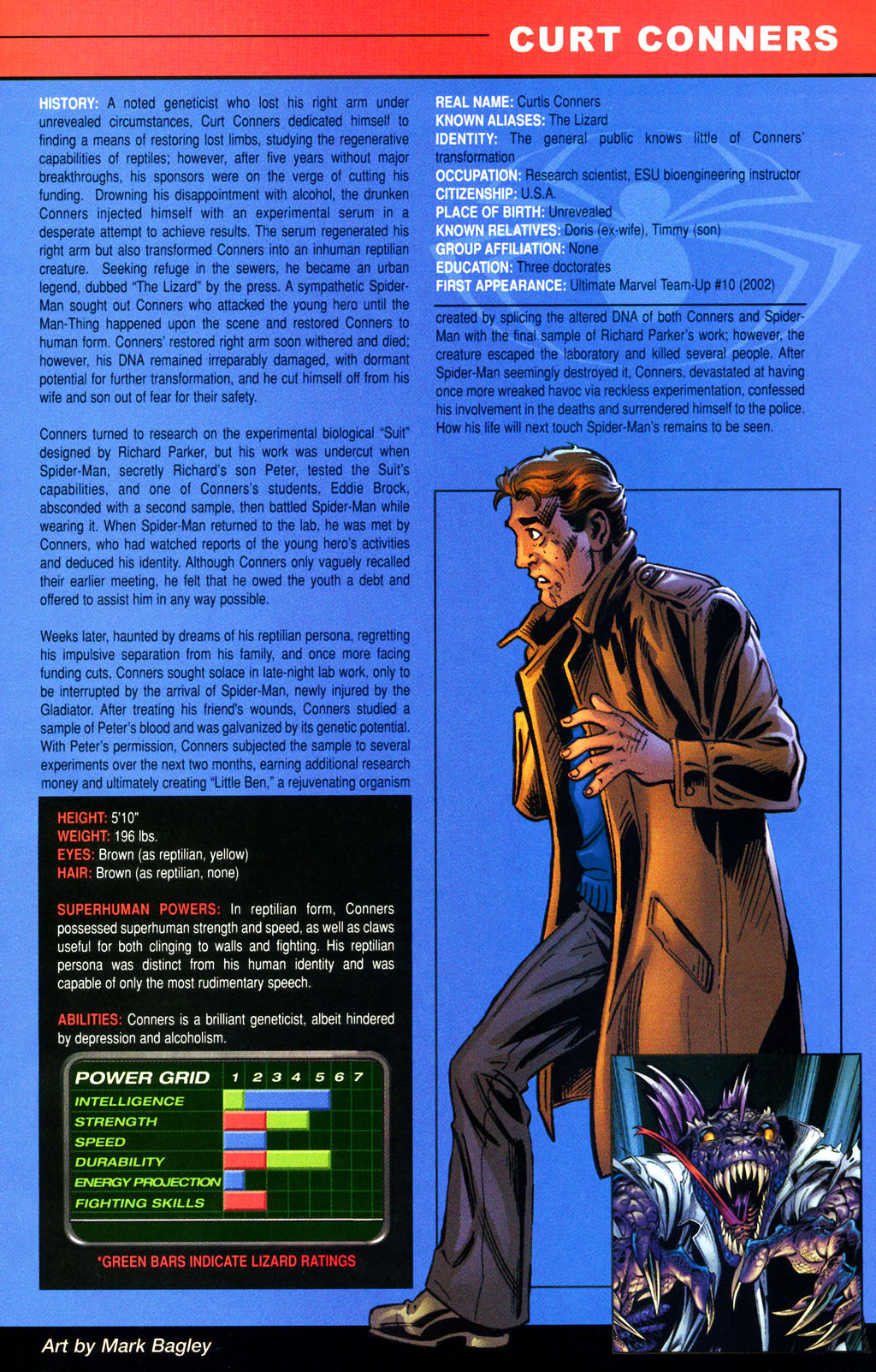 Read online Official Handbook of the Ultimate Marvel Universe 2005: The Fantastic Four & Spider-Man comic -  Issue # Full - 5