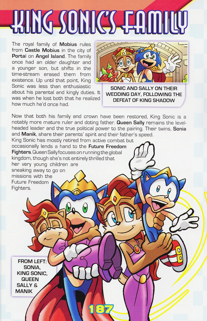 Read online Sonic the Hedgehog: The Complete Sonic Comic Encyclopedia comic -  Issue # TPB - 189
