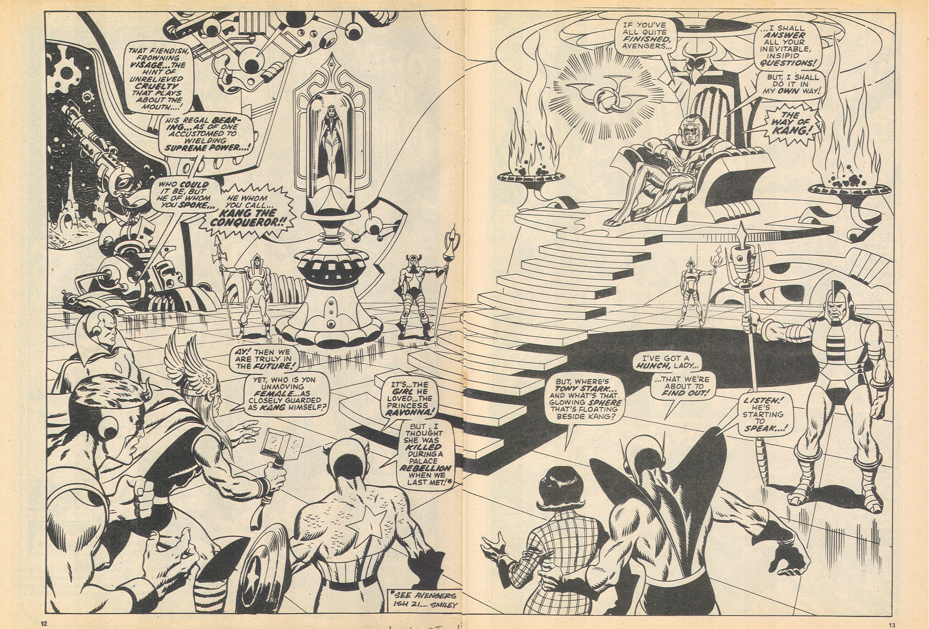 Read online The Avengers (1973) comic -  Issue #105 - 12