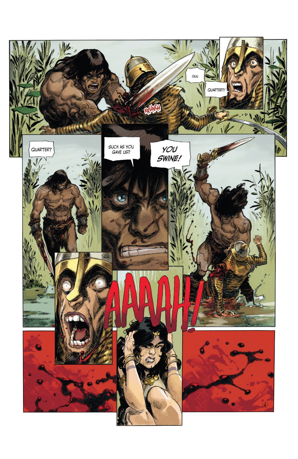 Read online The Cimmerian comic -  Issue # TPB 3 - 9