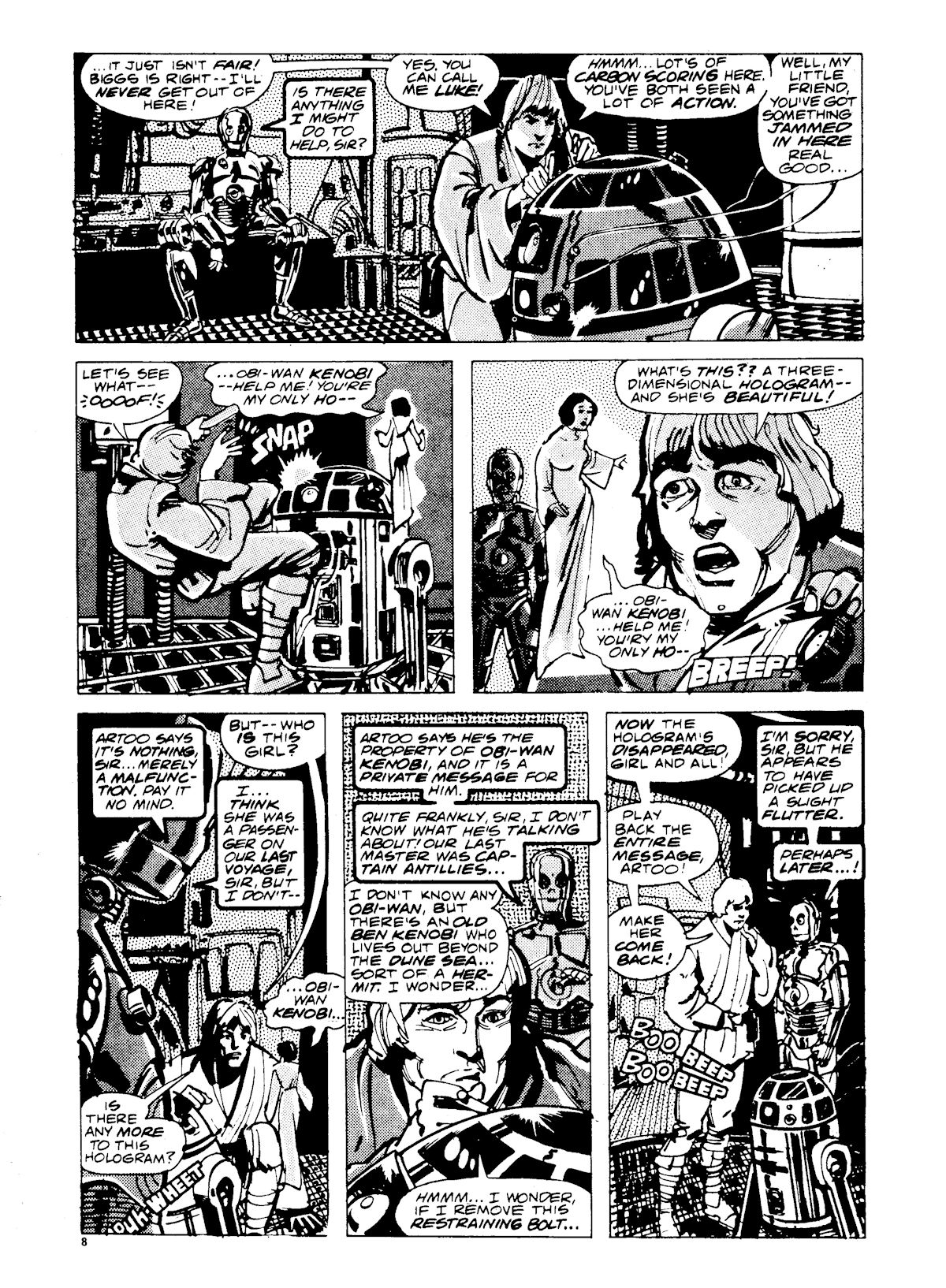 Read online Star Wars Weekly comic -  Issue #2 - 8