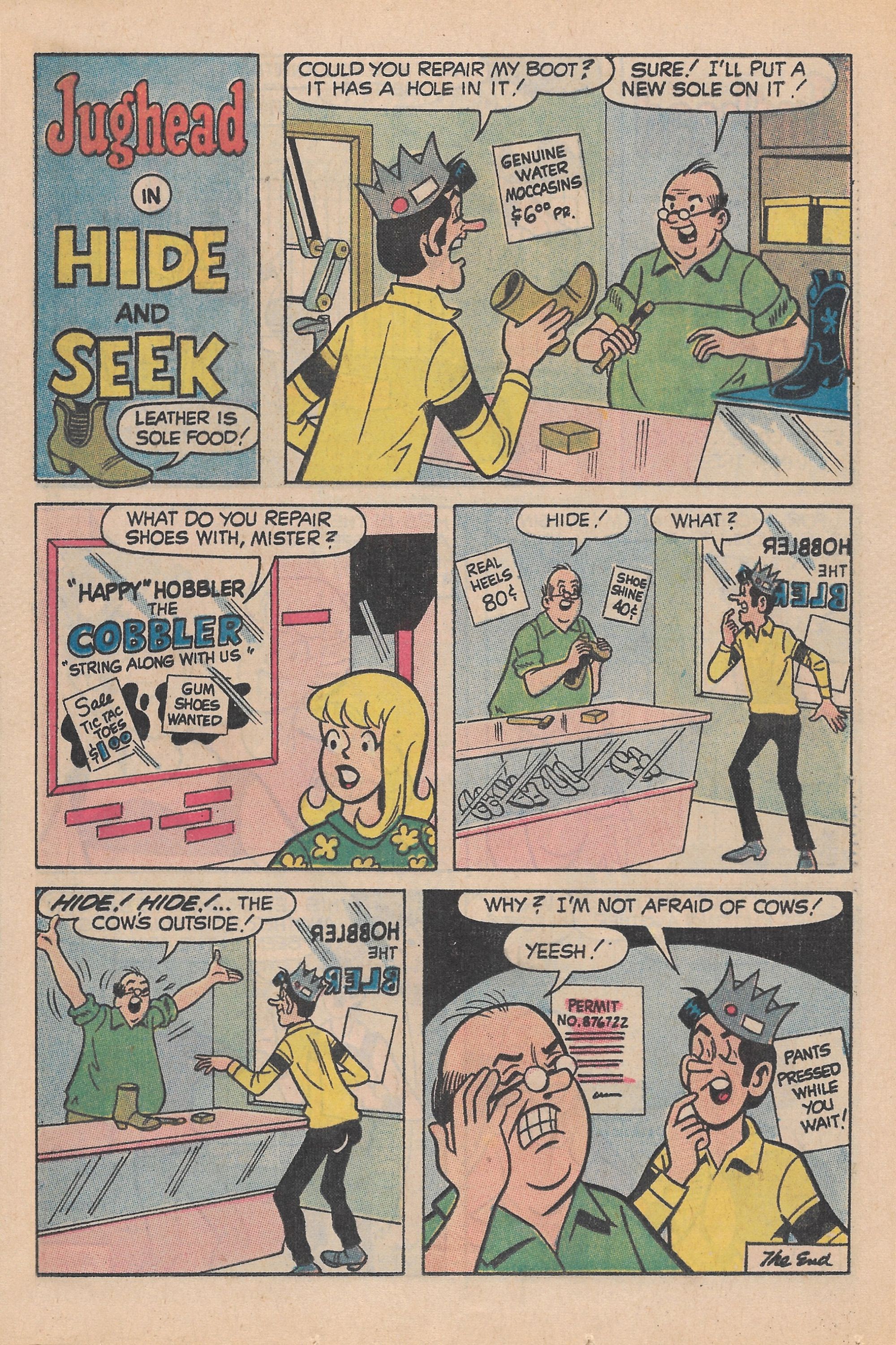 Read online Jughead's Jokes comic -  Issue #16 - 47