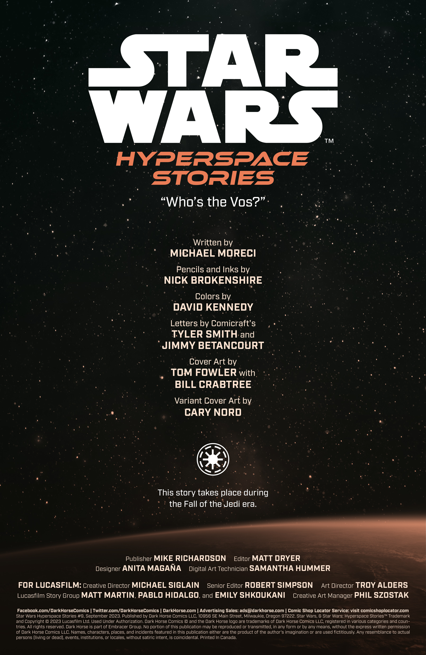 Read online Star Wars: Hyperspace Stories comic -  Issue #9 - 2