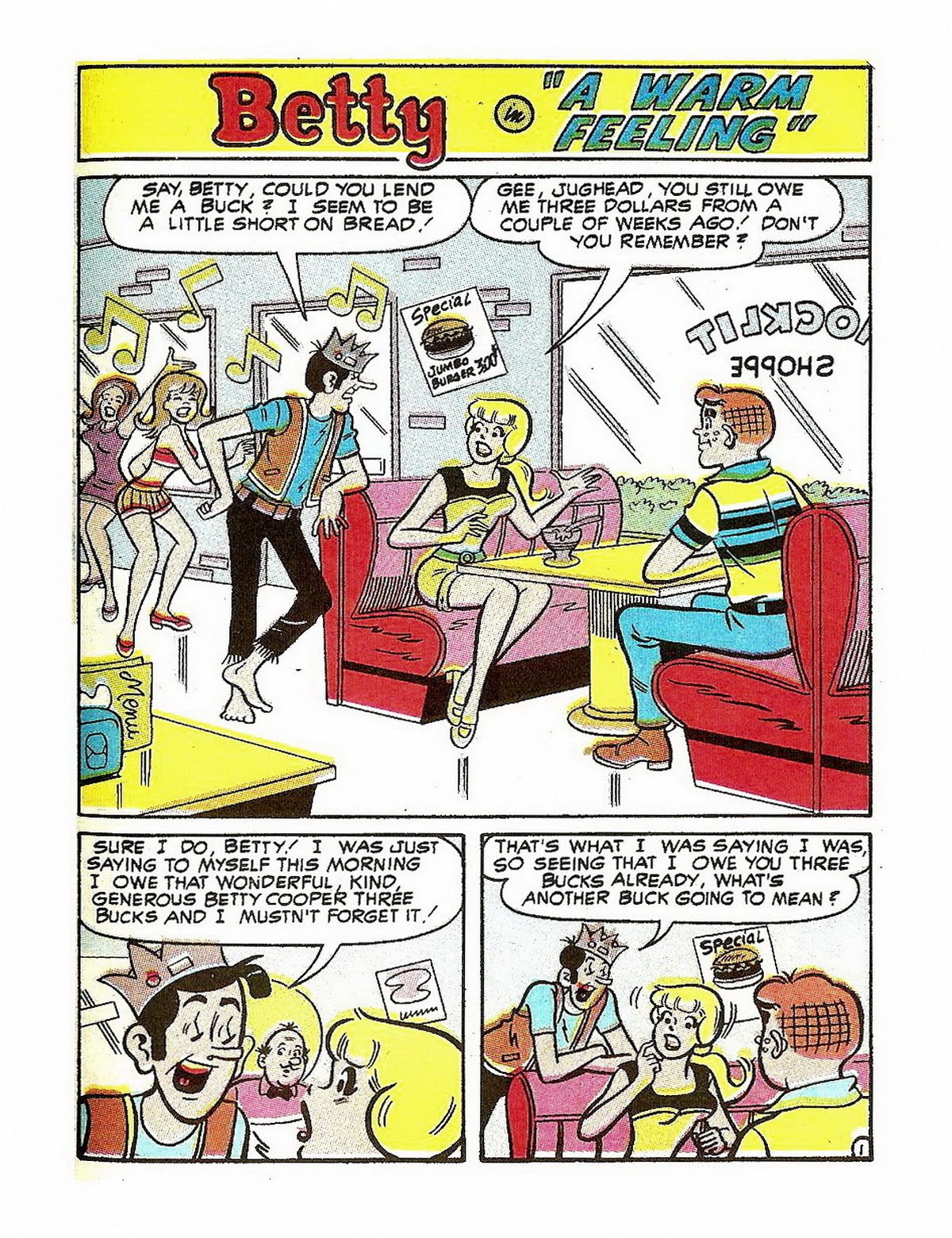 Read online Archie's Double Digest Magazine comic -  Issue #61 - 156