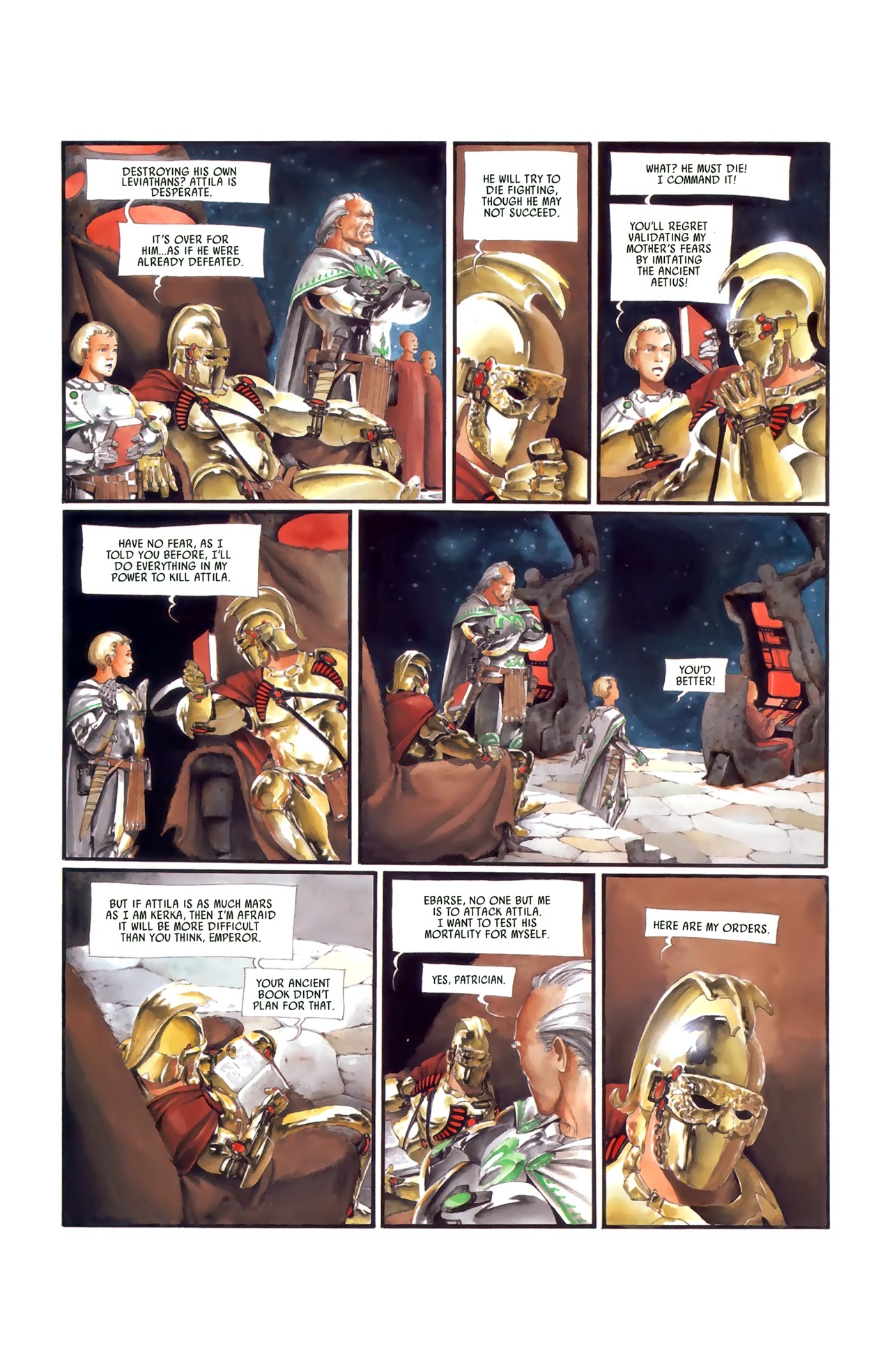 Read online Scourge Of The Gods: The Fall comic -  Issue #1 - 36