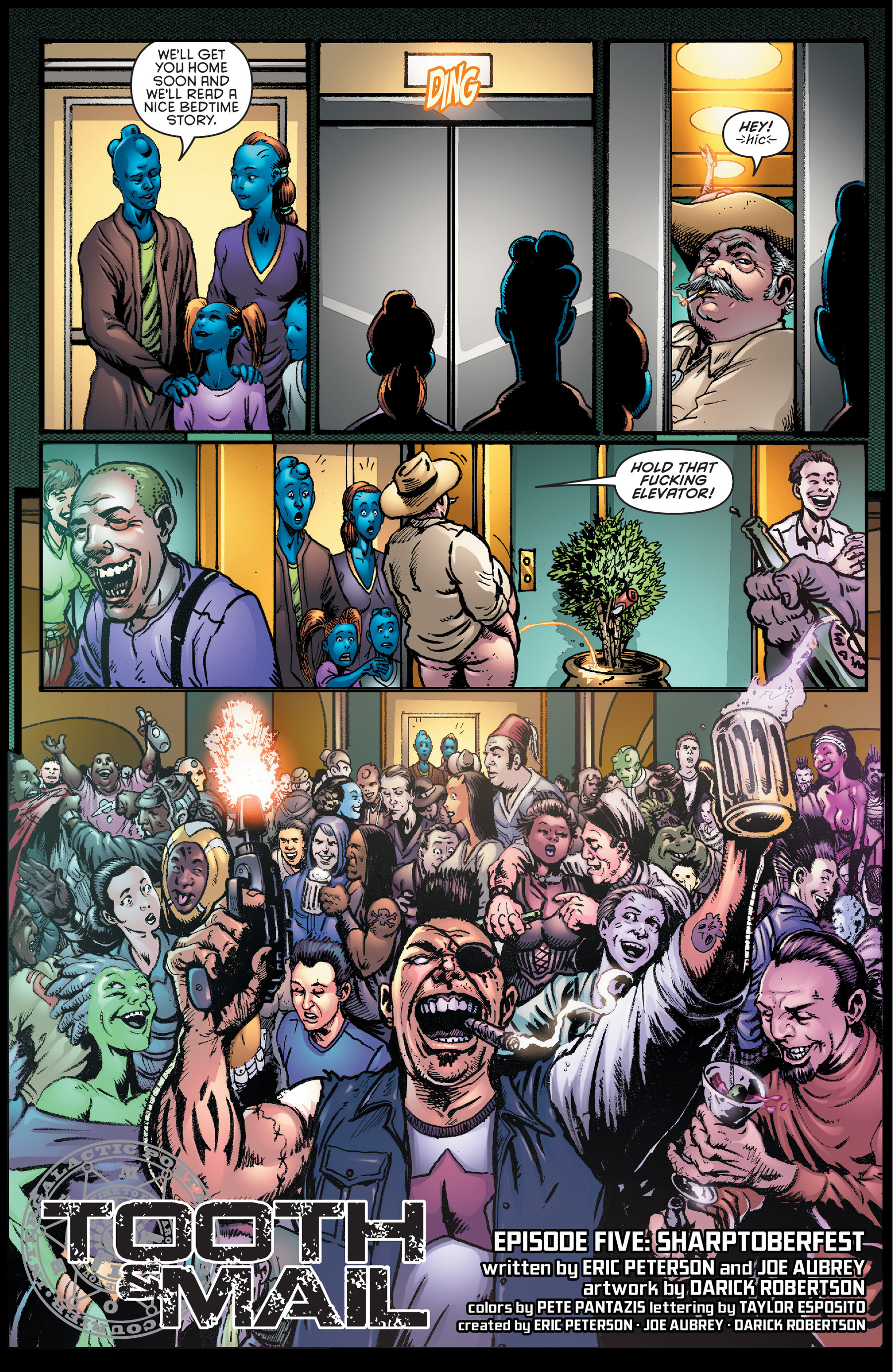 Read online Space Bastards comic -  Issue #5 - 5