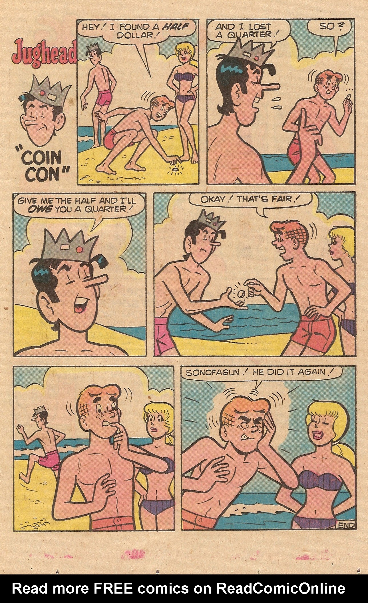 Read online Jughead's Jokes comic -  Issue #56 - 17