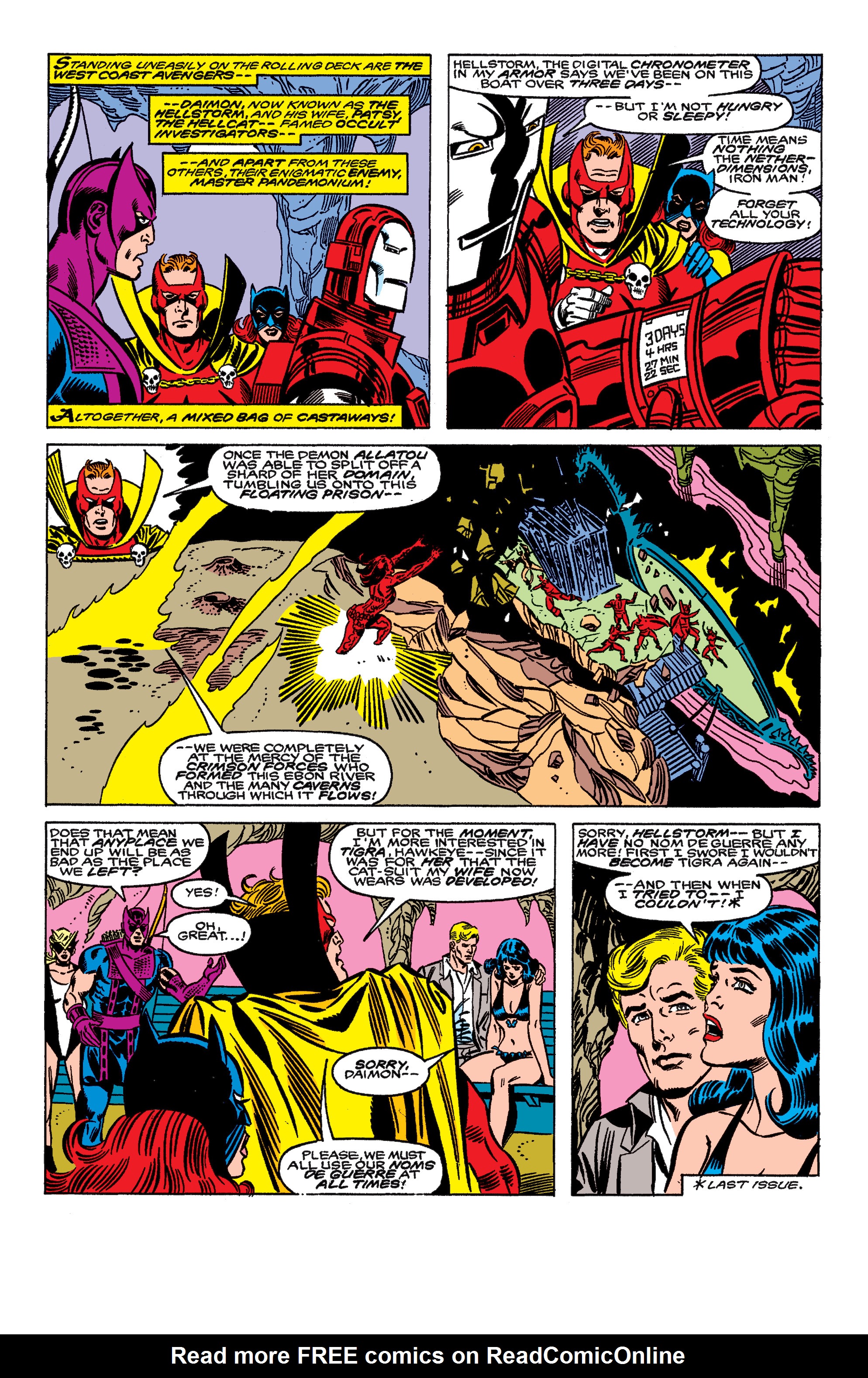 Read online Avengers West Coast Epic Collection: How The West Was Won comic -  Issue #Avengers West Coast Epic Collection Lost in Space-Time (Part 3) - 50