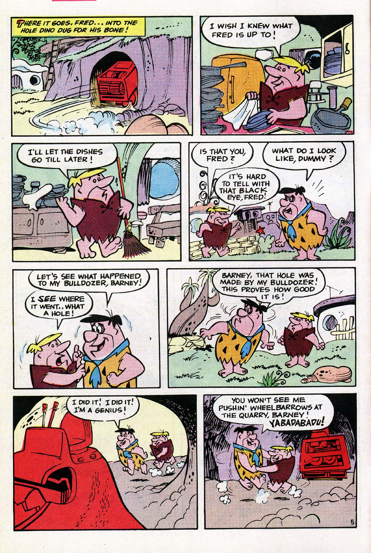 Read online The Flintstones (1992) comic -  Issue #6 - 7