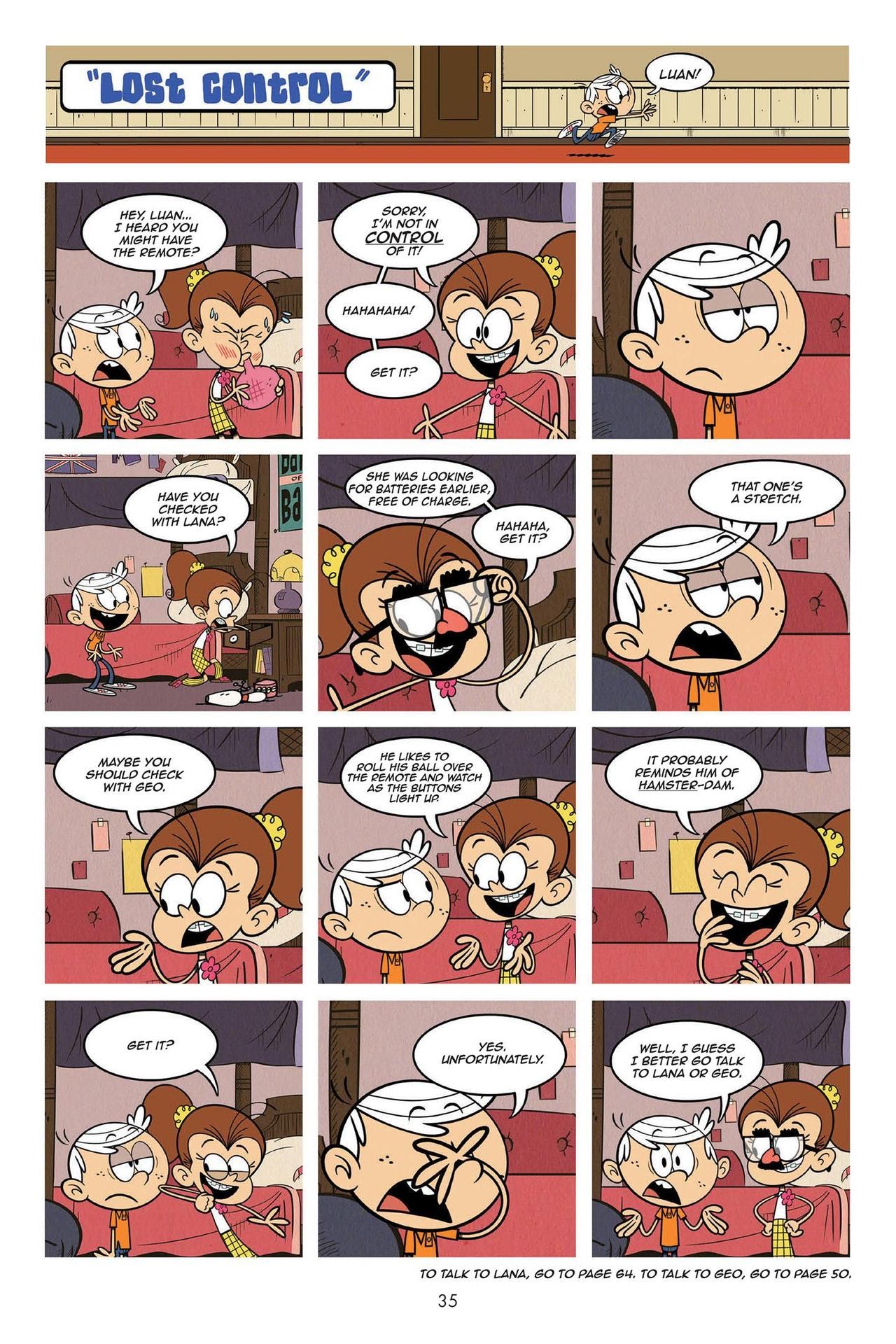 Read online The Loud House comic -  Issue #1 - 34
