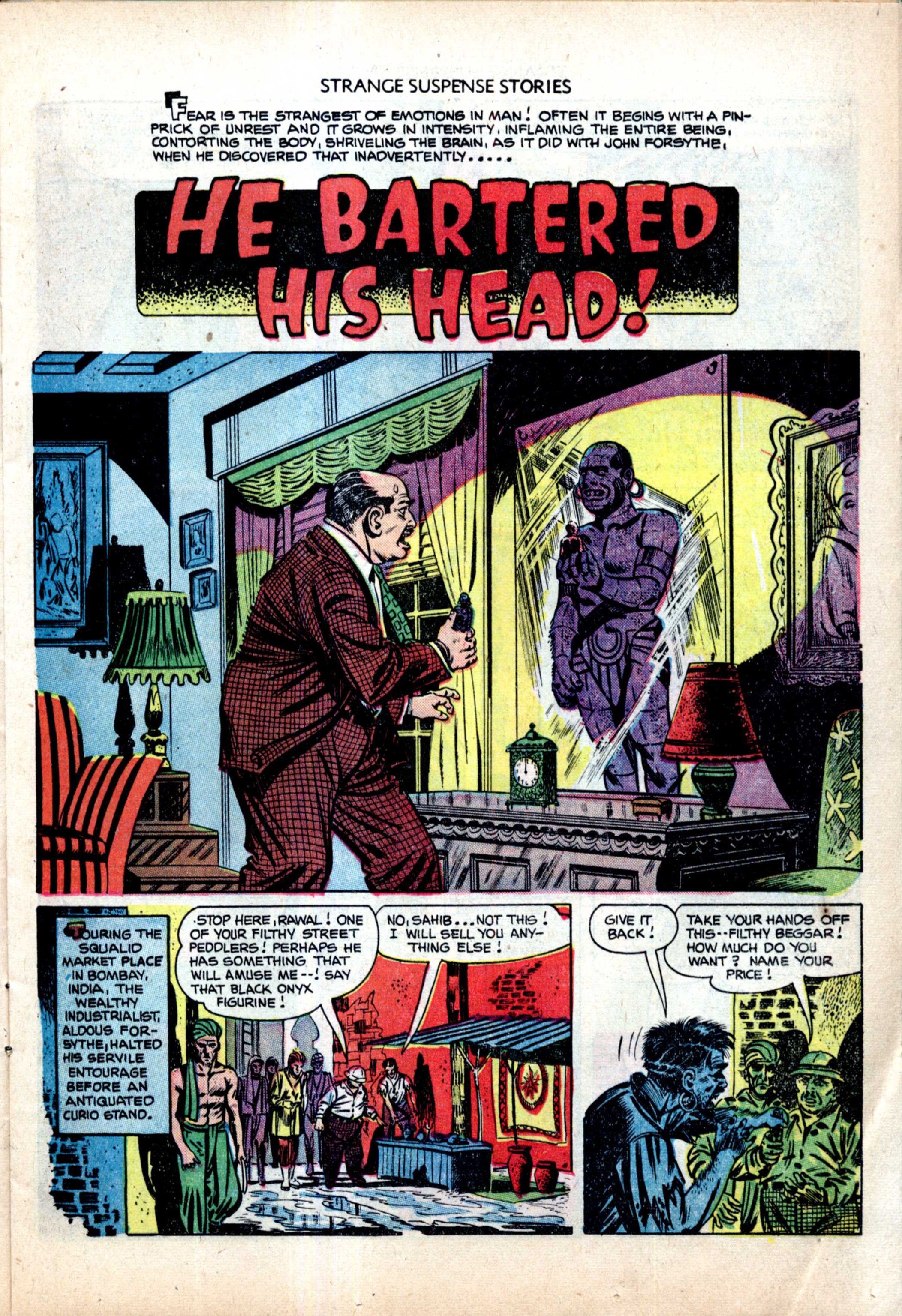 Read online Strange Suspense Stories (1952) comic -  Issue #1 - 13