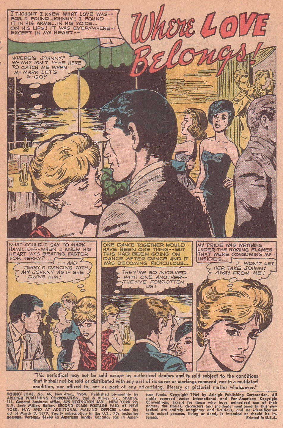 Read online Young Love (1963) comic -  Issue #46 - 3