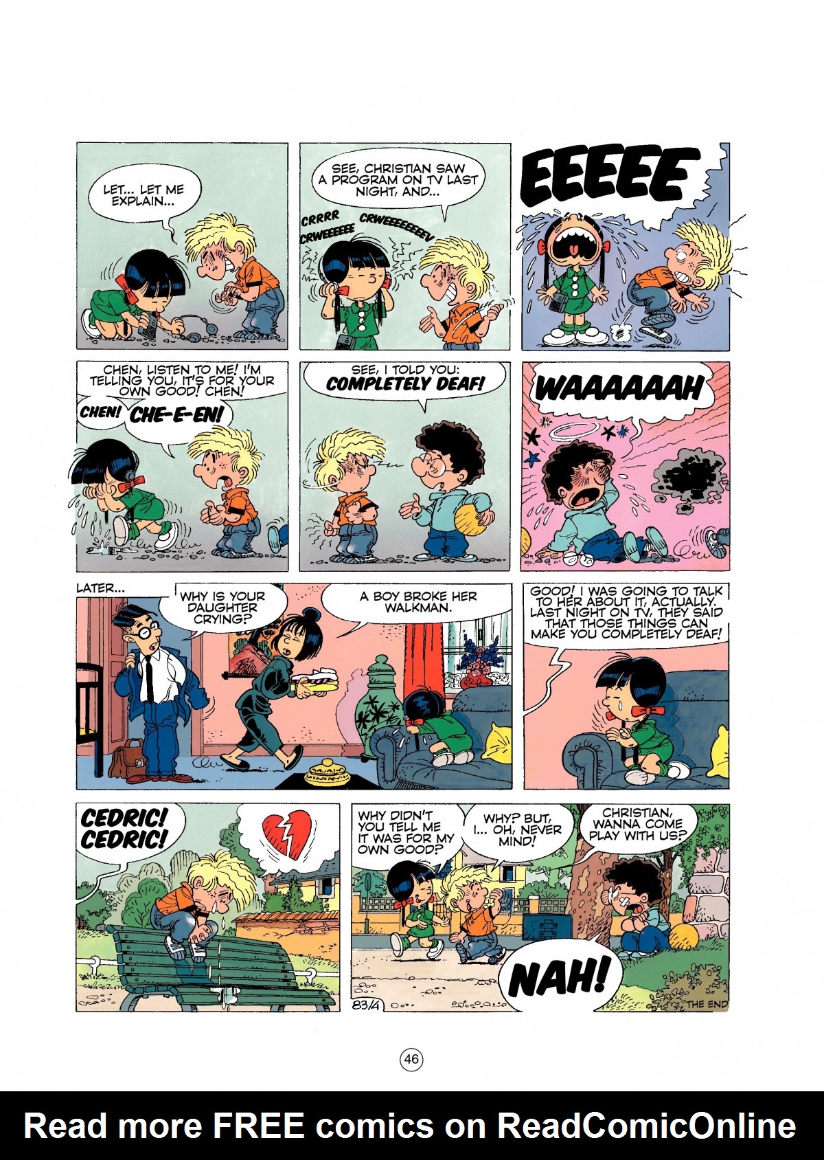 Read online Cedric comic -  Issue #4 - 46