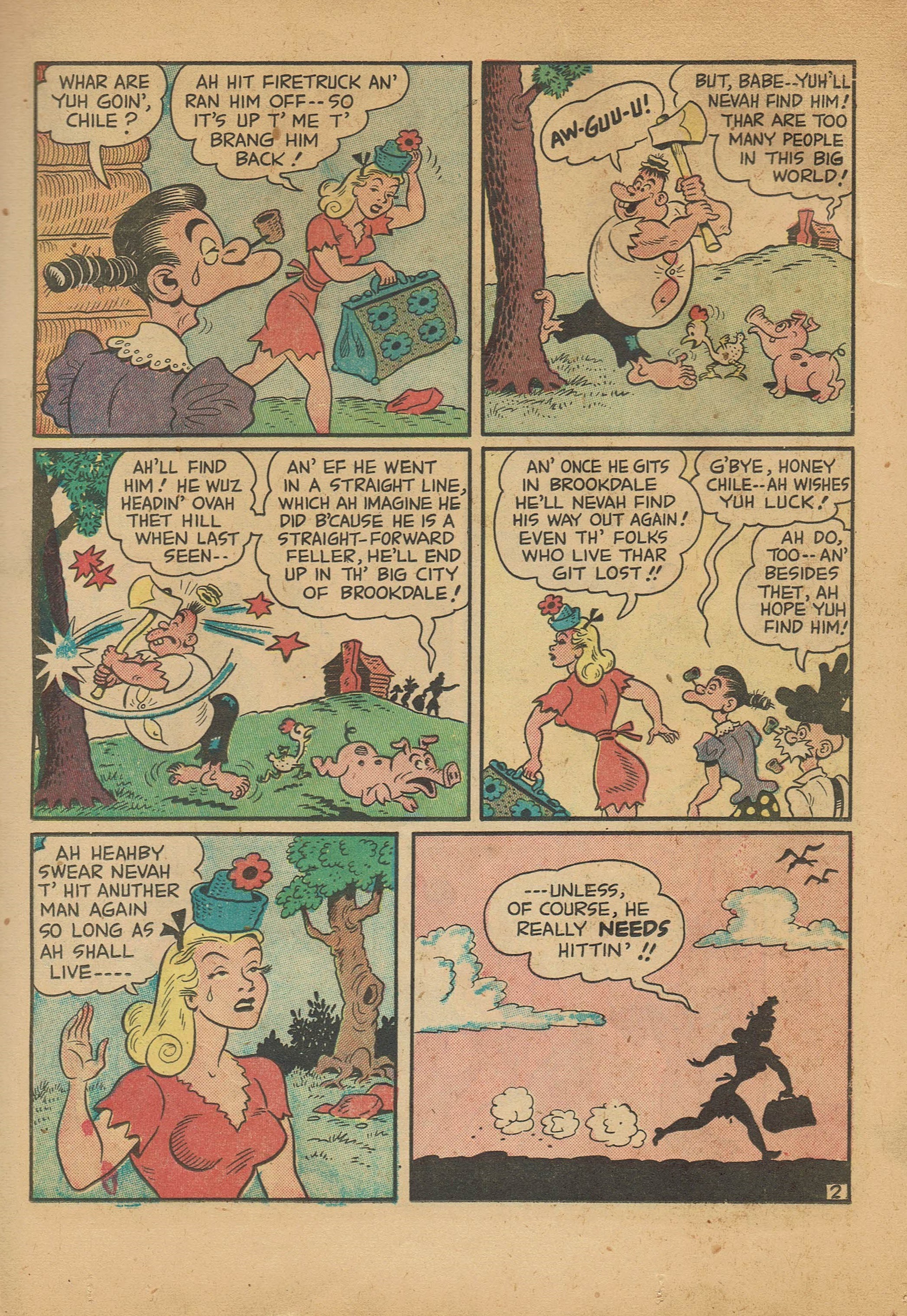 Read online Babe (1948) comic -  Issue #2 - 15