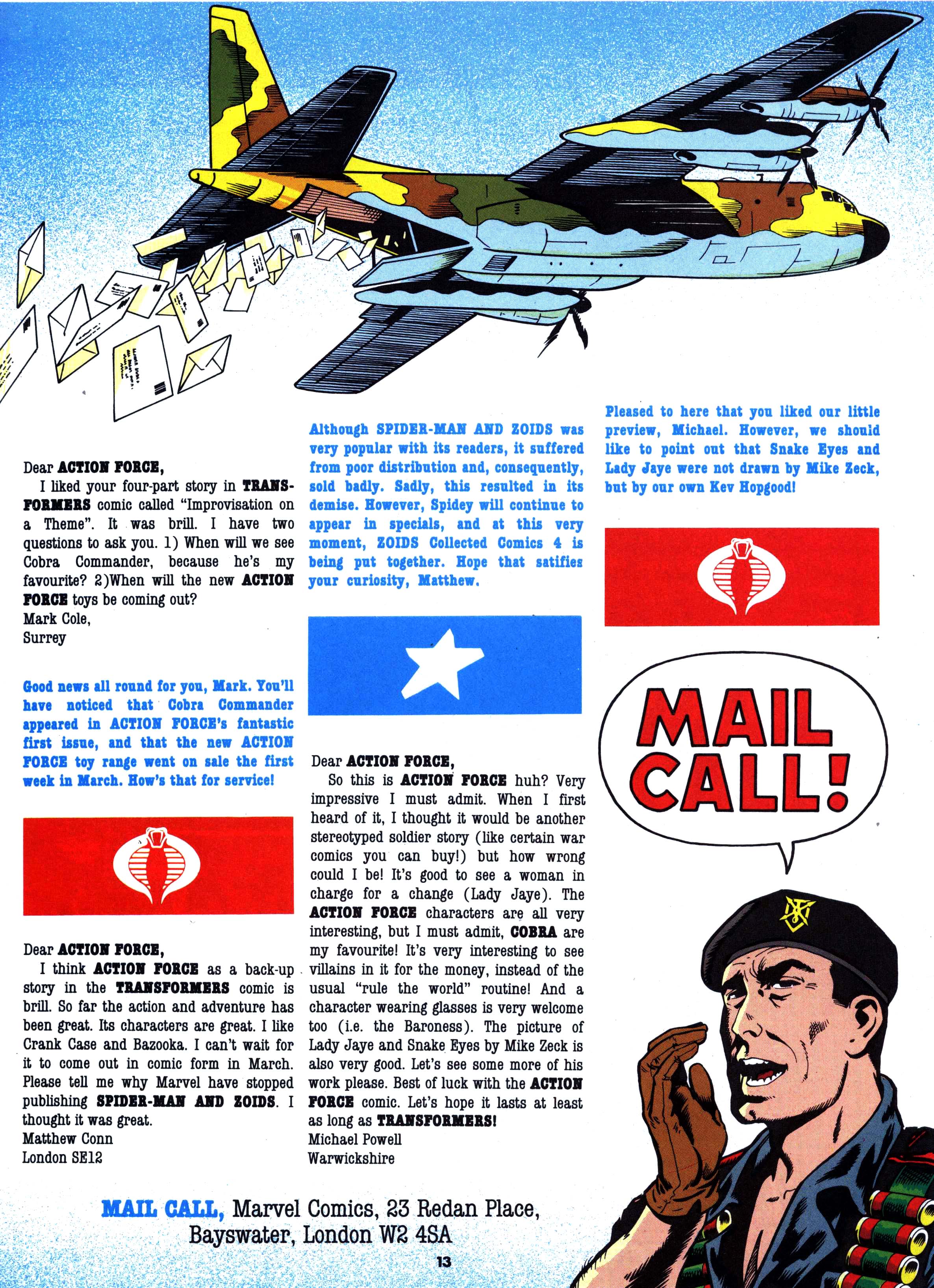 Read online Action Force comic -  Issue #6 - 13