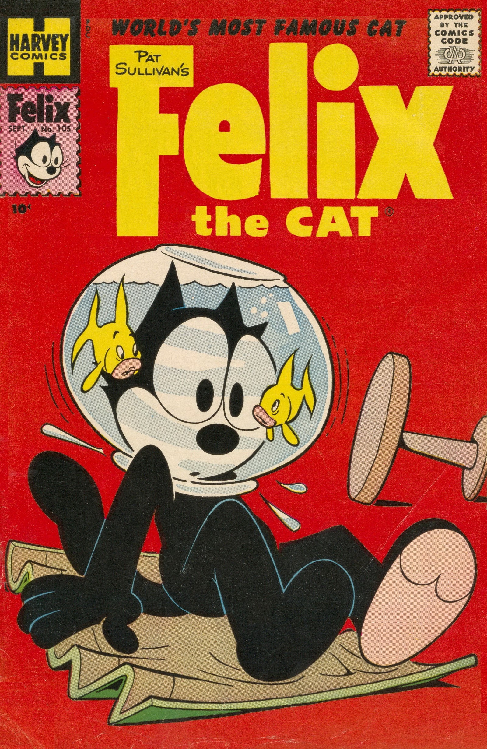 Read online Felix the Cat (1955) comic -  Issue #105 - 1