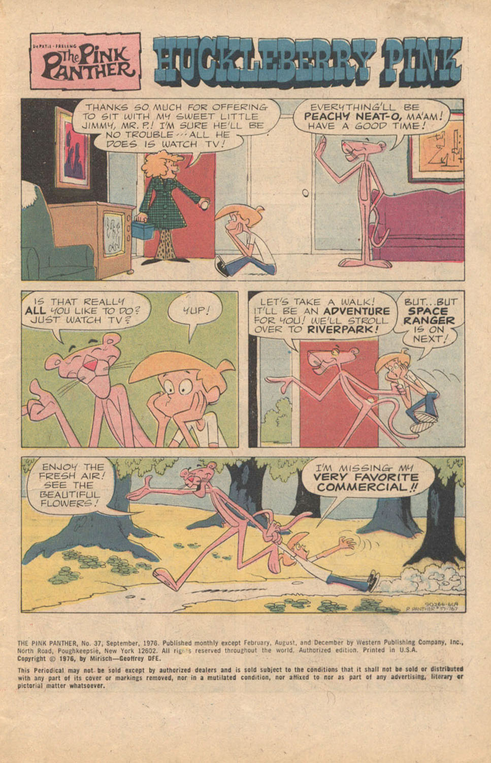 Read online The Pink Panther (1971) comic -  Issue #37 - 3
