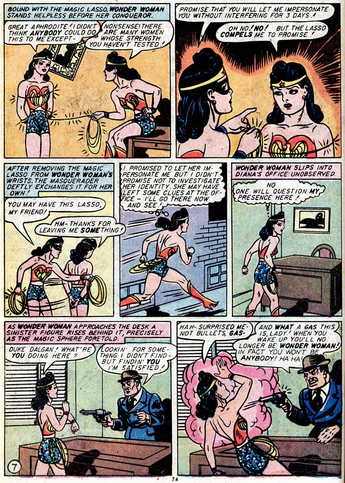 Read online Wonder Woman (1942) comic -  Issue #214 - 62