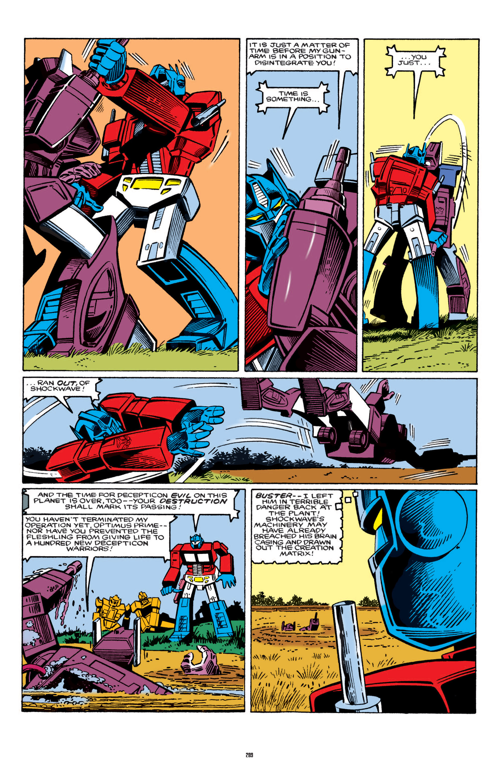Read online The Transformers Classics comic -  Issue # TPB 1 - 290