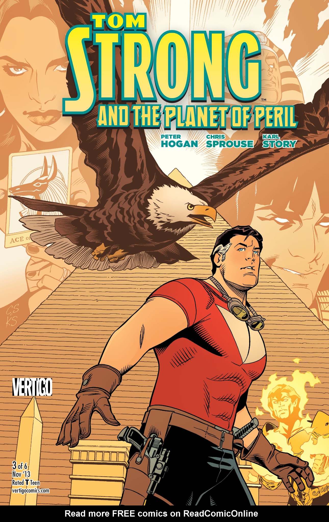 Read online Tom Strong and the Planet of Peril comic -  Issue #3 - 1