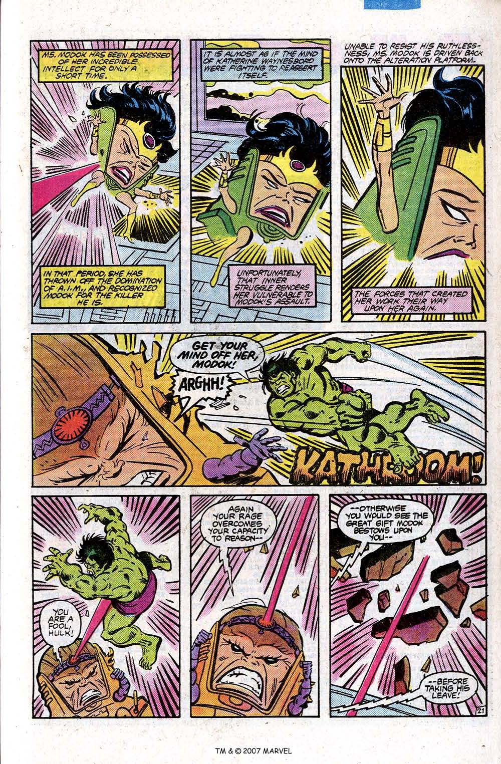Read online The Incredible Hulk (1968) comic -  Issue #290 - 29