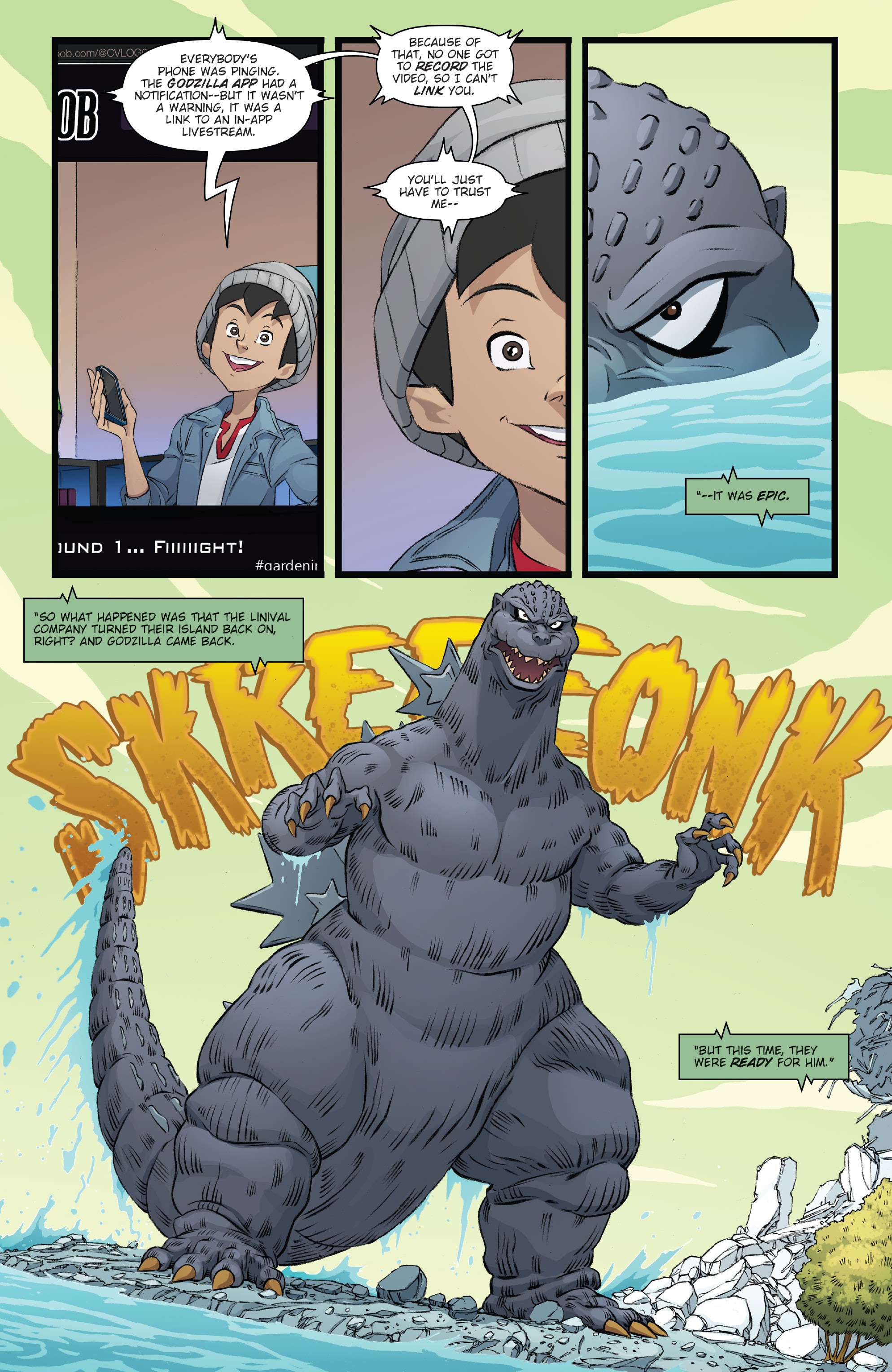 Read online Godzilla: Monsters & Protectors comic -  Issue #3 - 16