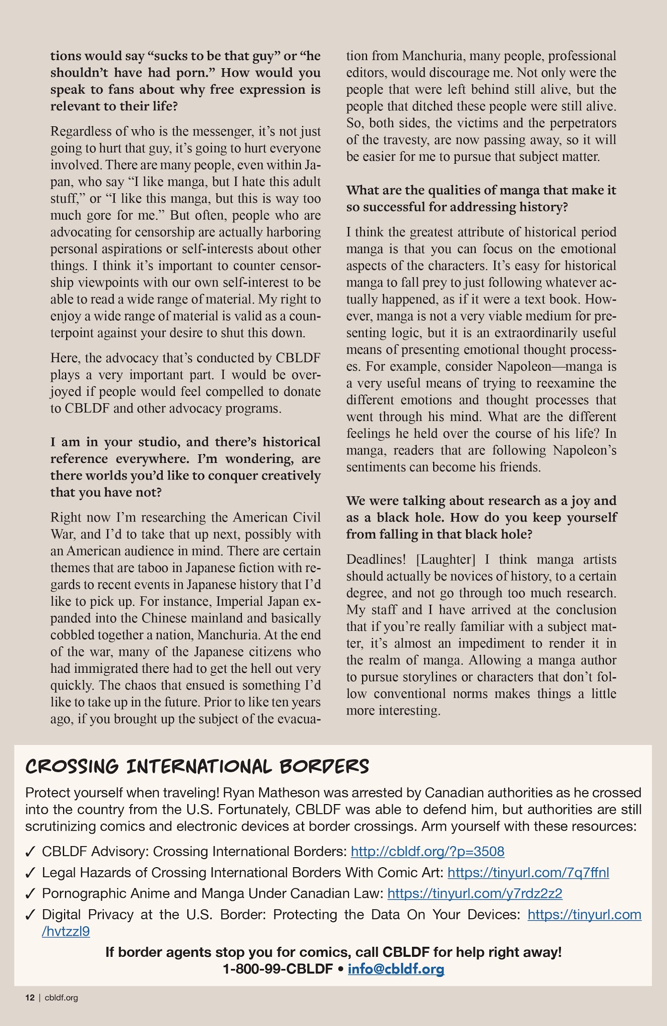 Read online CBLDF Defender (2018) comic -  Issue #1 - 12