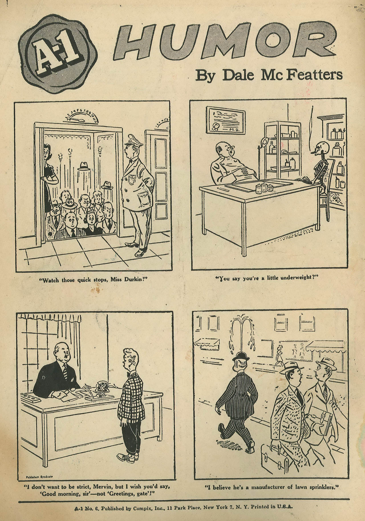 Read online A-1 Comics comic -  Issue #6 - 2