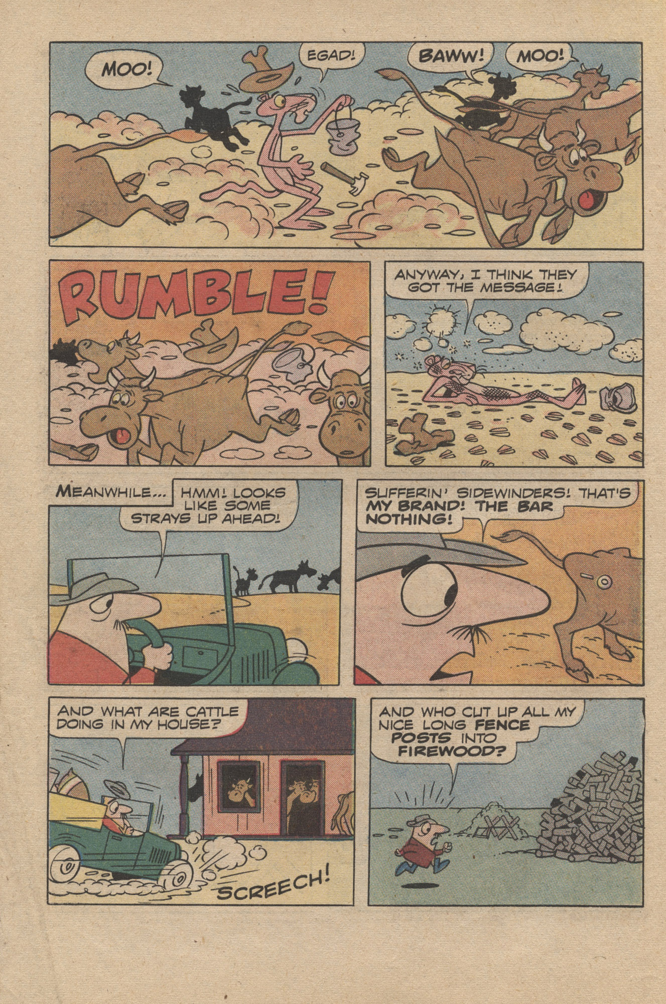 Read online The Pink Panther (1971) comic -  Issue #4 - 6