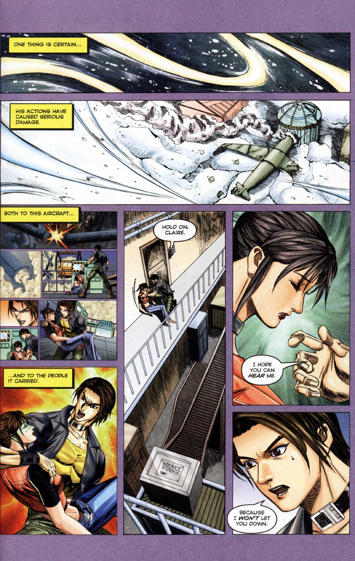 Read online Resident Evil Code: Veronica comic -  Issue #2 - 144