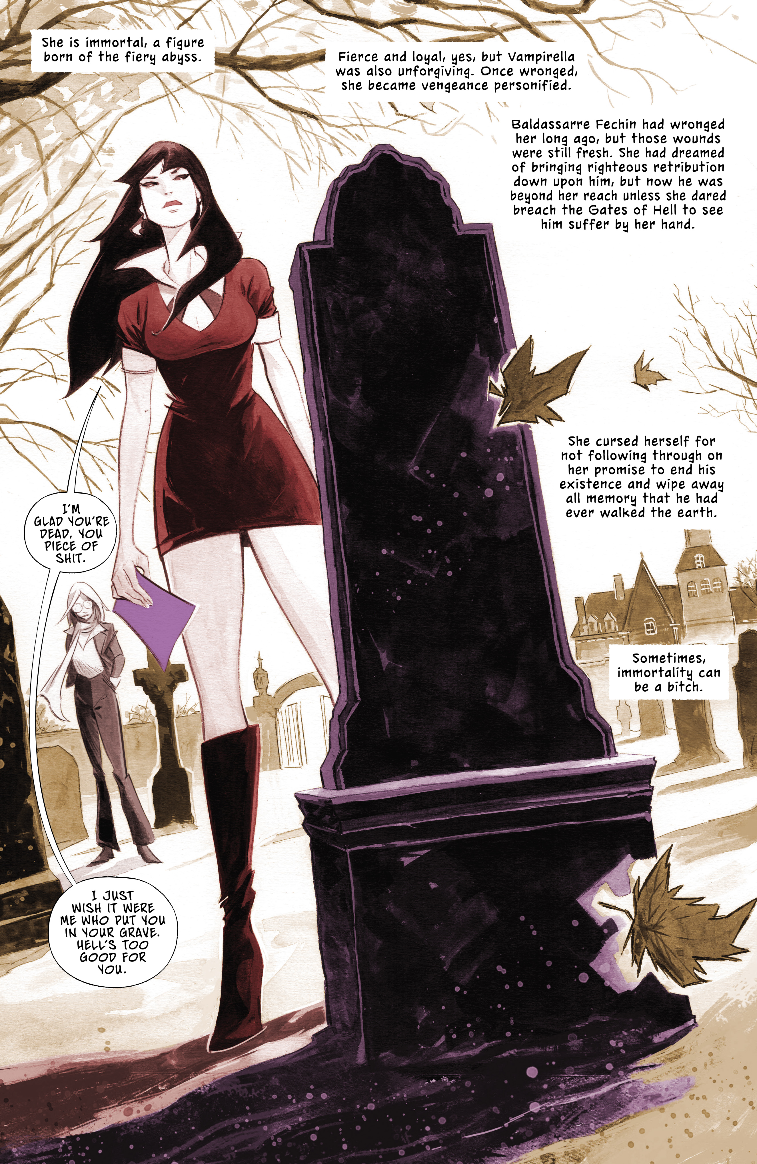 Read online Vampirella: Dead Flowers comic -  Issue #1 - 14